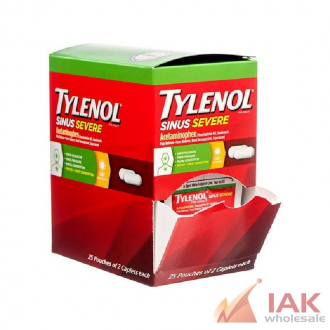 Tylenol Sinus Severe Daytime Pain & Congestion Relief – 2 Pack, 25 Count