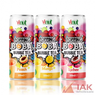 Vinut Boba Bubble Tea 10.8 Oz – 24 Count