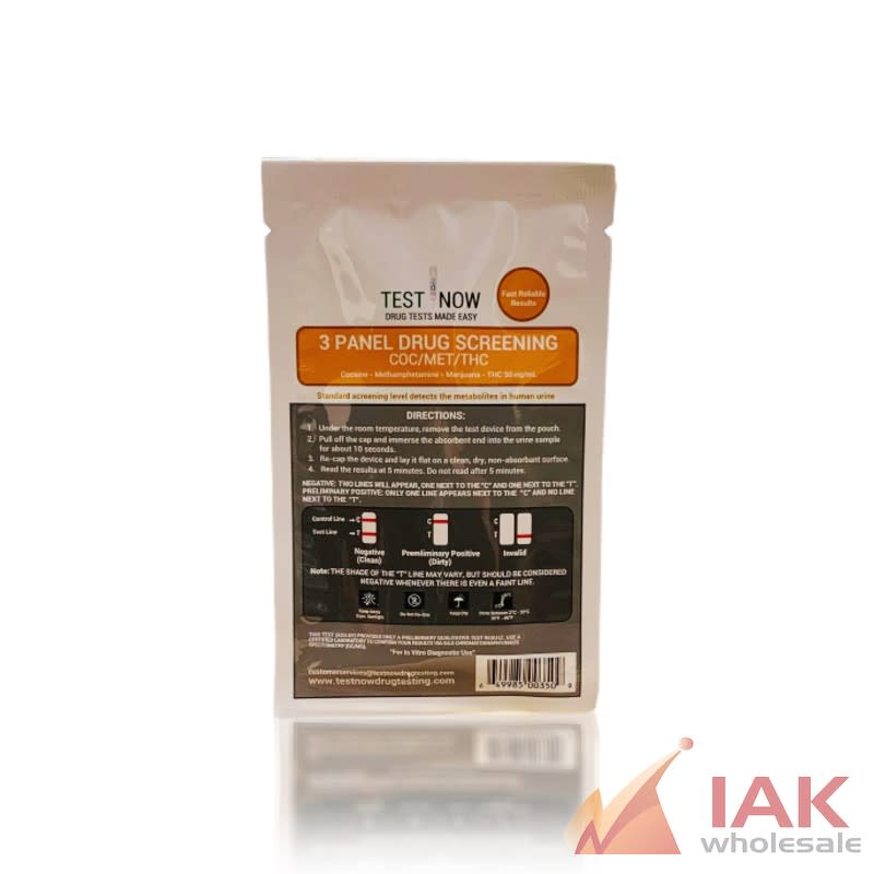 *TEST NOW DRUG TEST 3 PANEL 25CT*