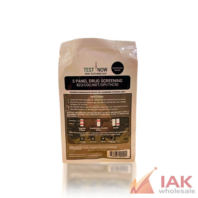 *TEST NOW DRUG TEST 5 PANEL 25CT*