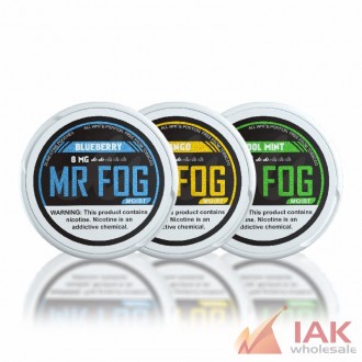 Mr Fog Nicotine Pouches 8mg 5ct Display – Tobacco-free Nicotine Pouches