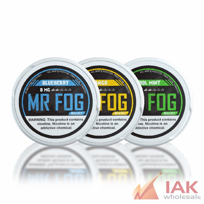 MR FOG Nicotine Pouches 8MG 5CT Display – Tobacco-Free Nicotine Pouches