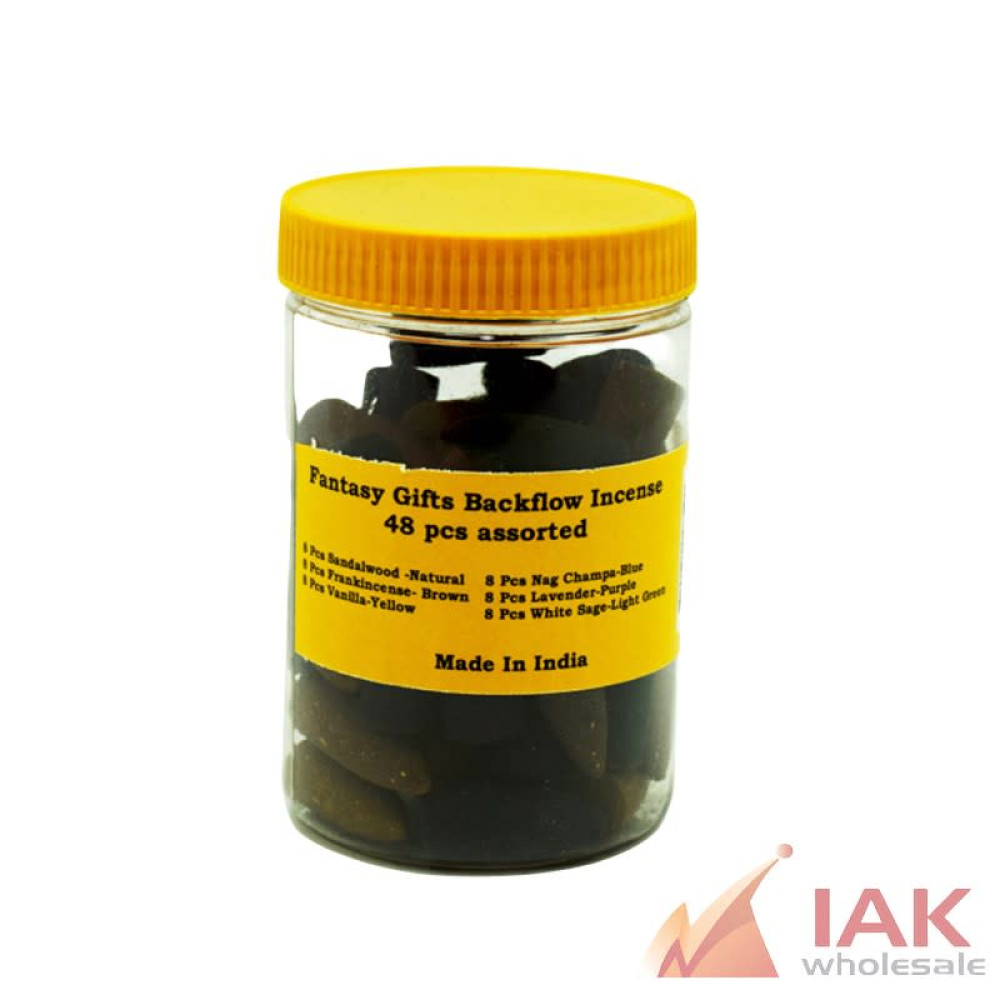 *48PK OF BACK FLOW CONES* 3190
