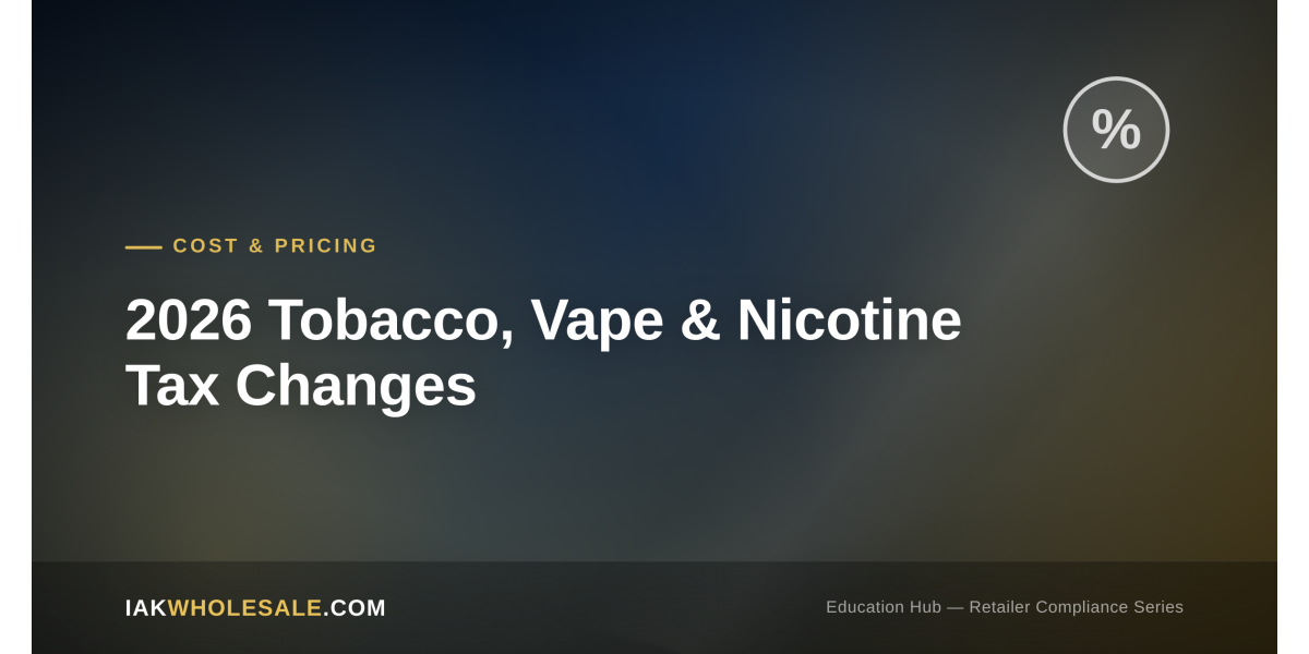 2026 Tobacco, Vape, and Nicotine Tax Changes Retailers Should Watch
