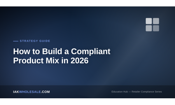 How to Build a Compliant Smoke Shop Product Mix in 2026