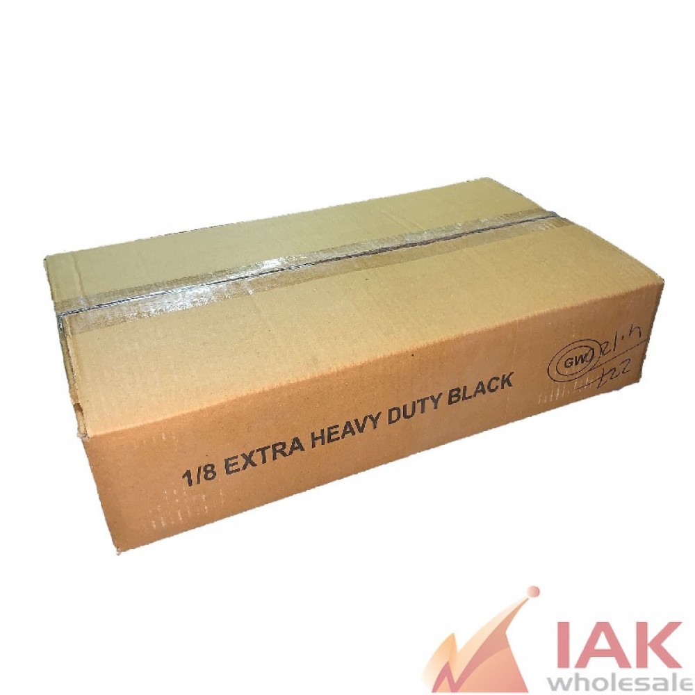 *1/8 BLACK THICK HEAVY DUTY BAG 1000 CT*