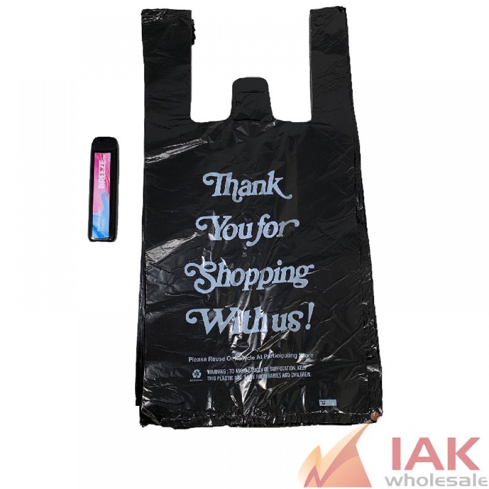 *1/8 BLACK THICK HEAVY DUTY BAG 1000 CT*
