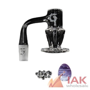*GLASS HOUSE - TURBINE XL HOUR GLASS BANGER KIT 90 DEGREE 14MM (GHQ-34-90-14)*