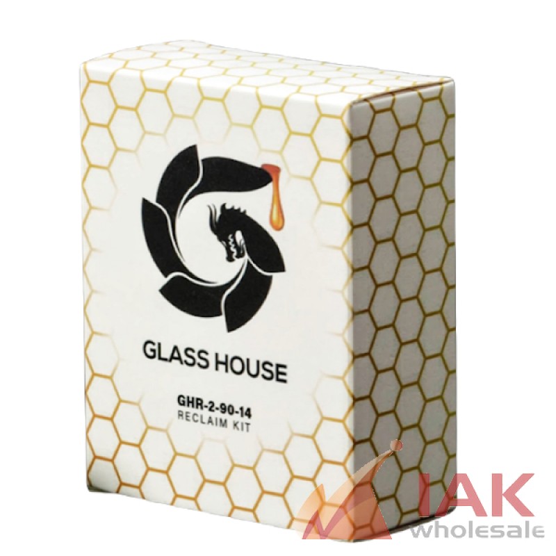 *GLASS HOUSE - RECLAIM KIT WITH DUAL PURPOSE SILICONE SPINNER CAP 90 DEGREE 14MM (GHR-2.0-90-14)*