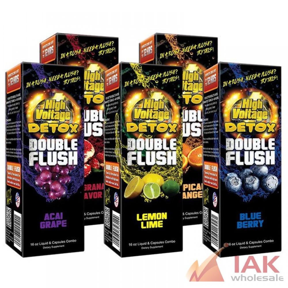 *HIGH VOLTAGE DOUBLE FLUSH 16OZ W/ CAPSULES*