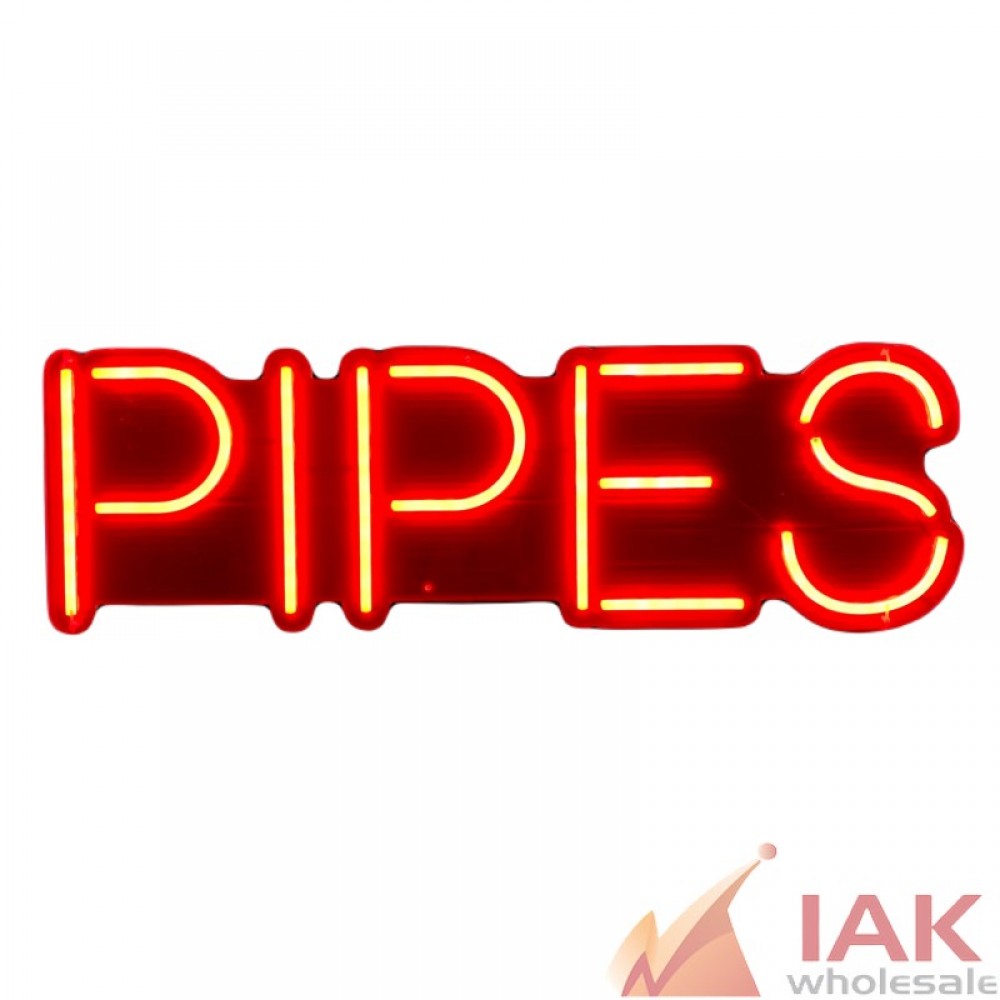 "PIPES" LED SIGN SIZE:90CMX25CM WITH 8MM PS BOARD, LED TUBE IS: 8MM