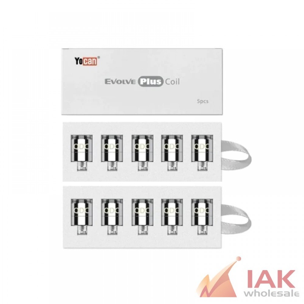 *YOCAN - EVOLVE PLUS COIL 5CT* DUAL QUARTZ