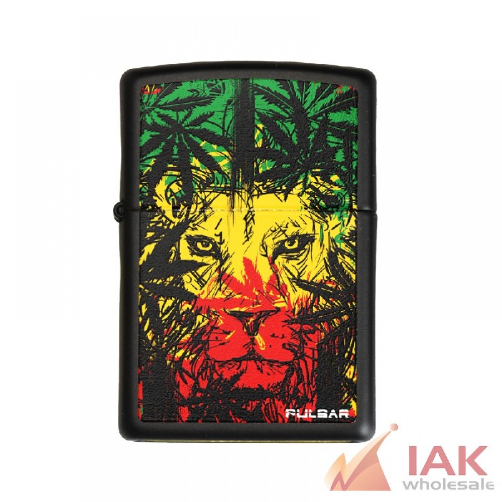 *ZIPPO LIGHTER* PULSAR ZION LION BLACK MATTE