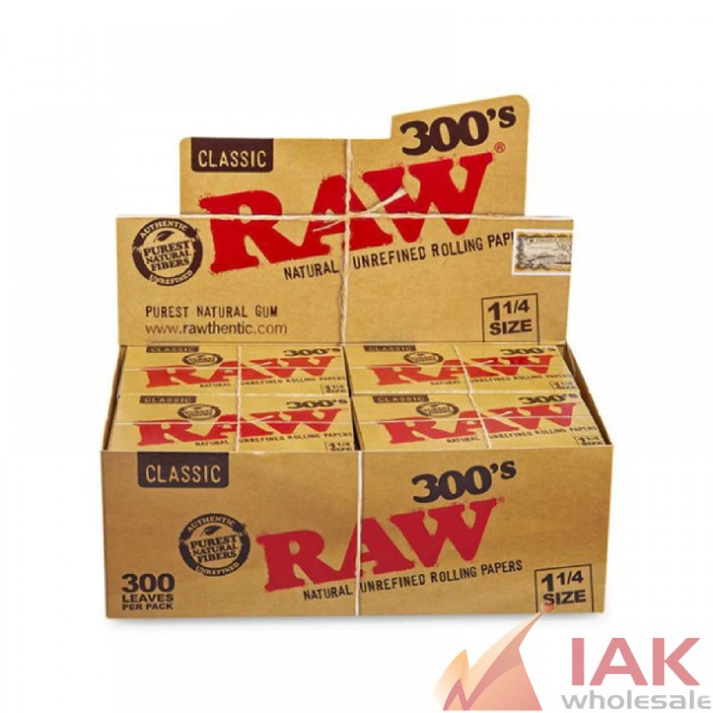 *RAW - CLASSIC 300'S 1 1/4 PAPERS 20CT*