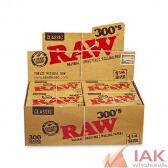 *raw - Classic 300's 1 1/4 Papers 20ct*