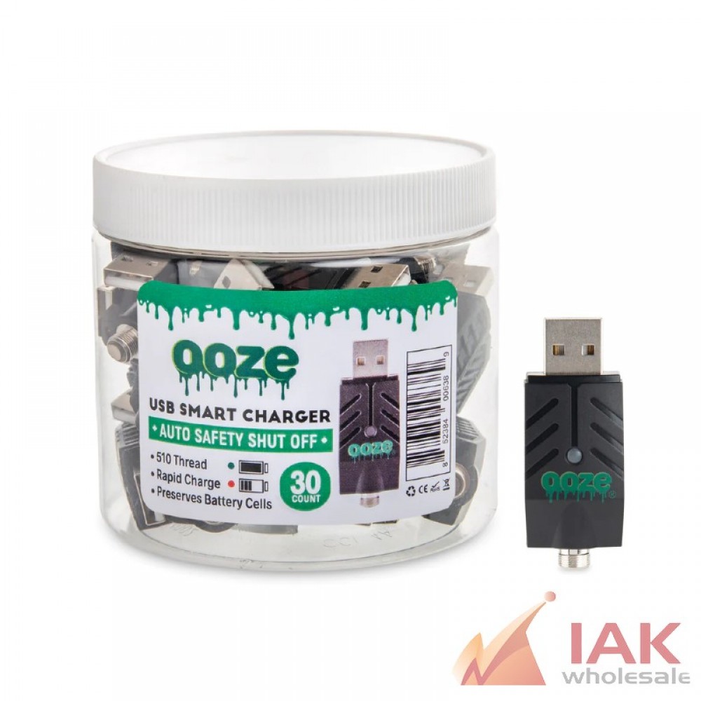 *OOZE - USB BATTERY CHARGER 30CT*