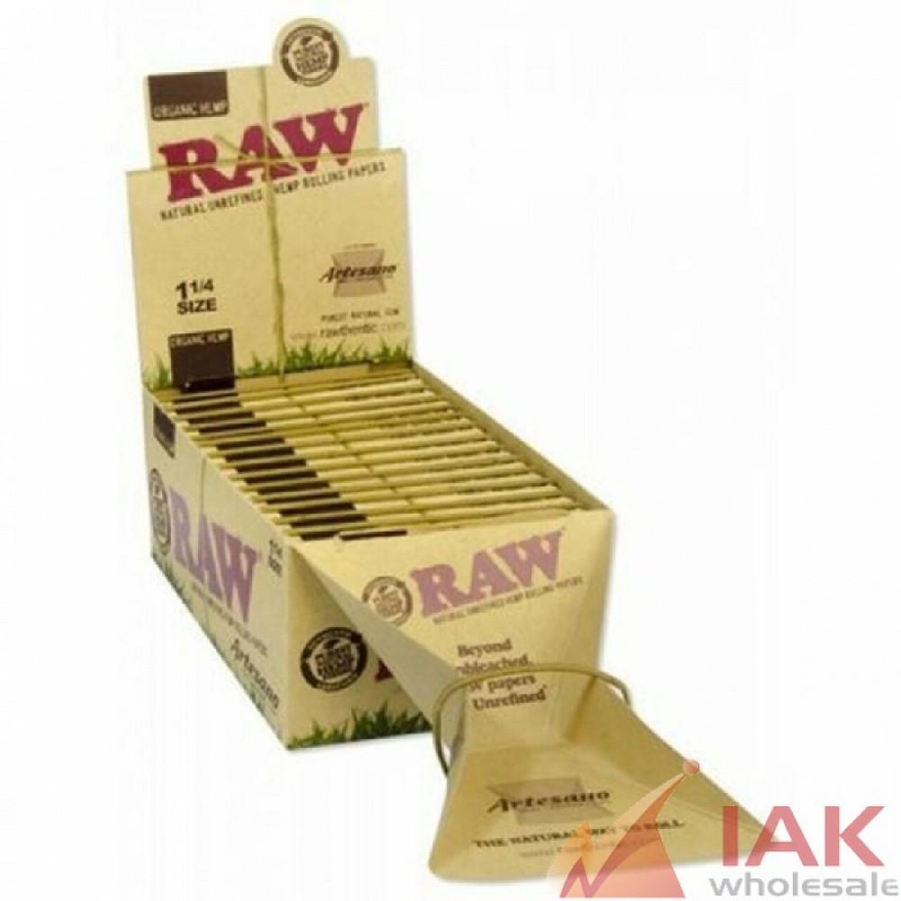 *RAW - ORGANIC ARTESANO 1 1/4 PAPERS 15CT*