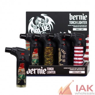 *special Blue - Bernie Wild & Free Torch Lighter 12ct*