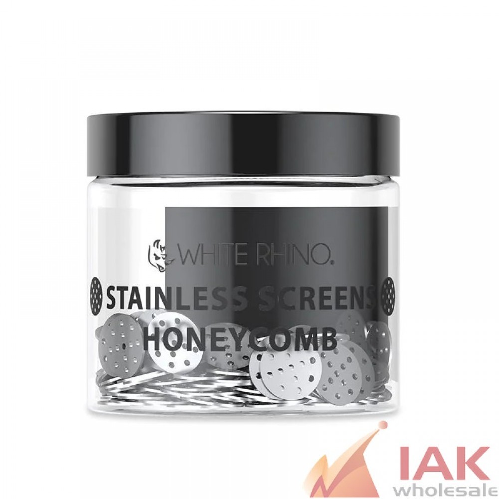*WHITE RHINO - STAINLESS SCREENS HONEYCOMB 200CT*