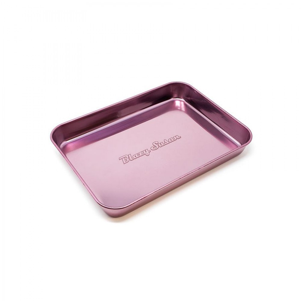 BLAZY SUSAN - STEEL ROLLING TRAY PURPLE