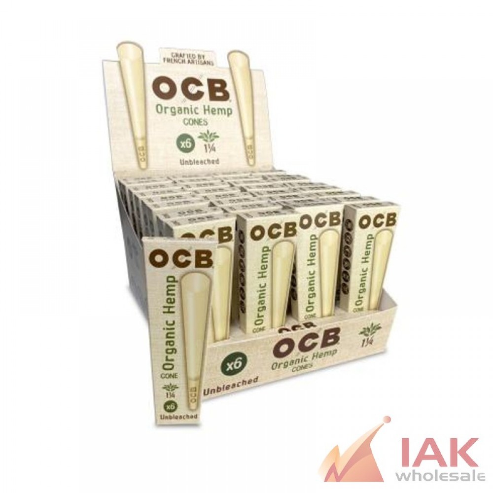 *OCB - ORGANIC HEMP CONE UNBLEACHED 1 1/4 32CT*