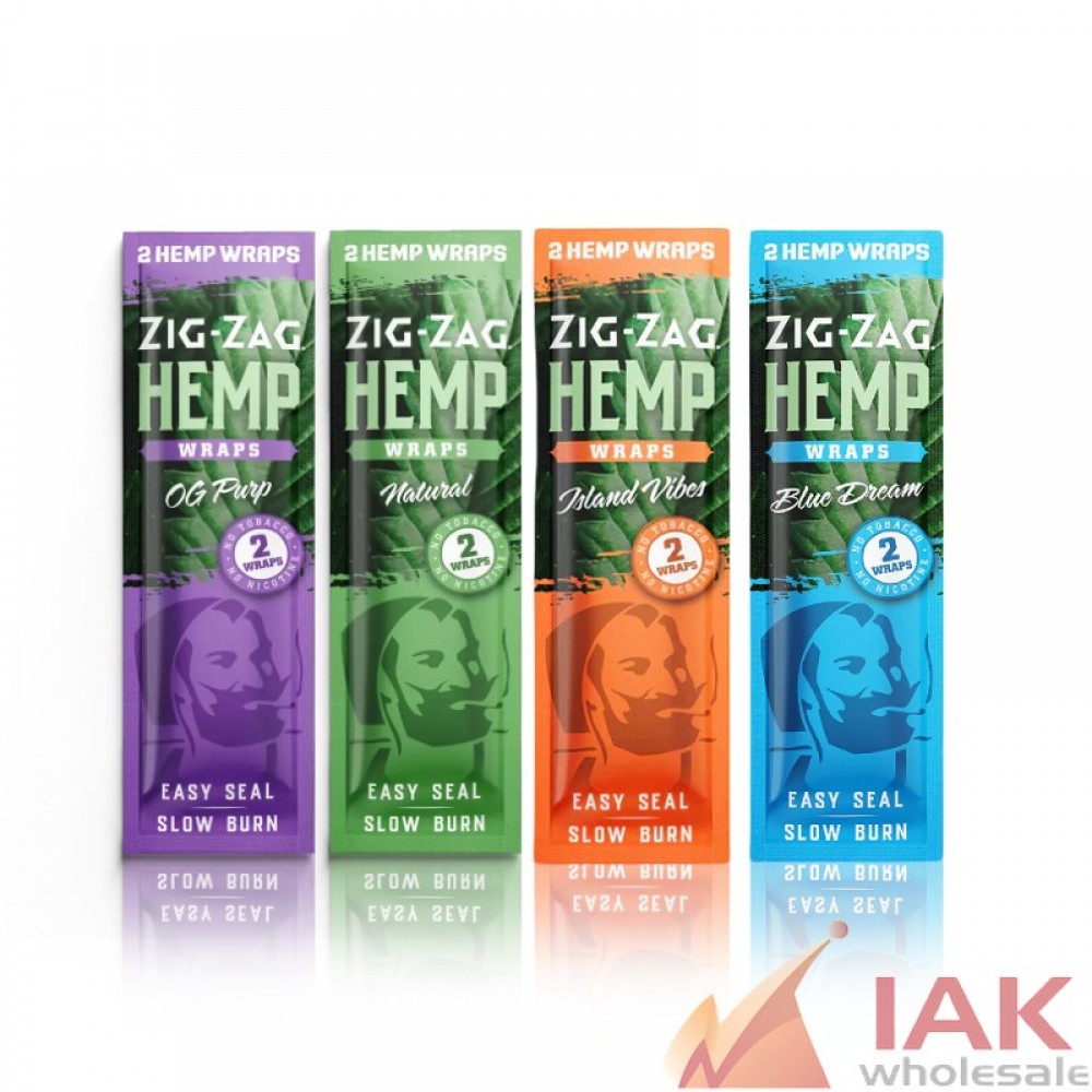 *ZIGZAG - HEMP WRAPS 25CT*