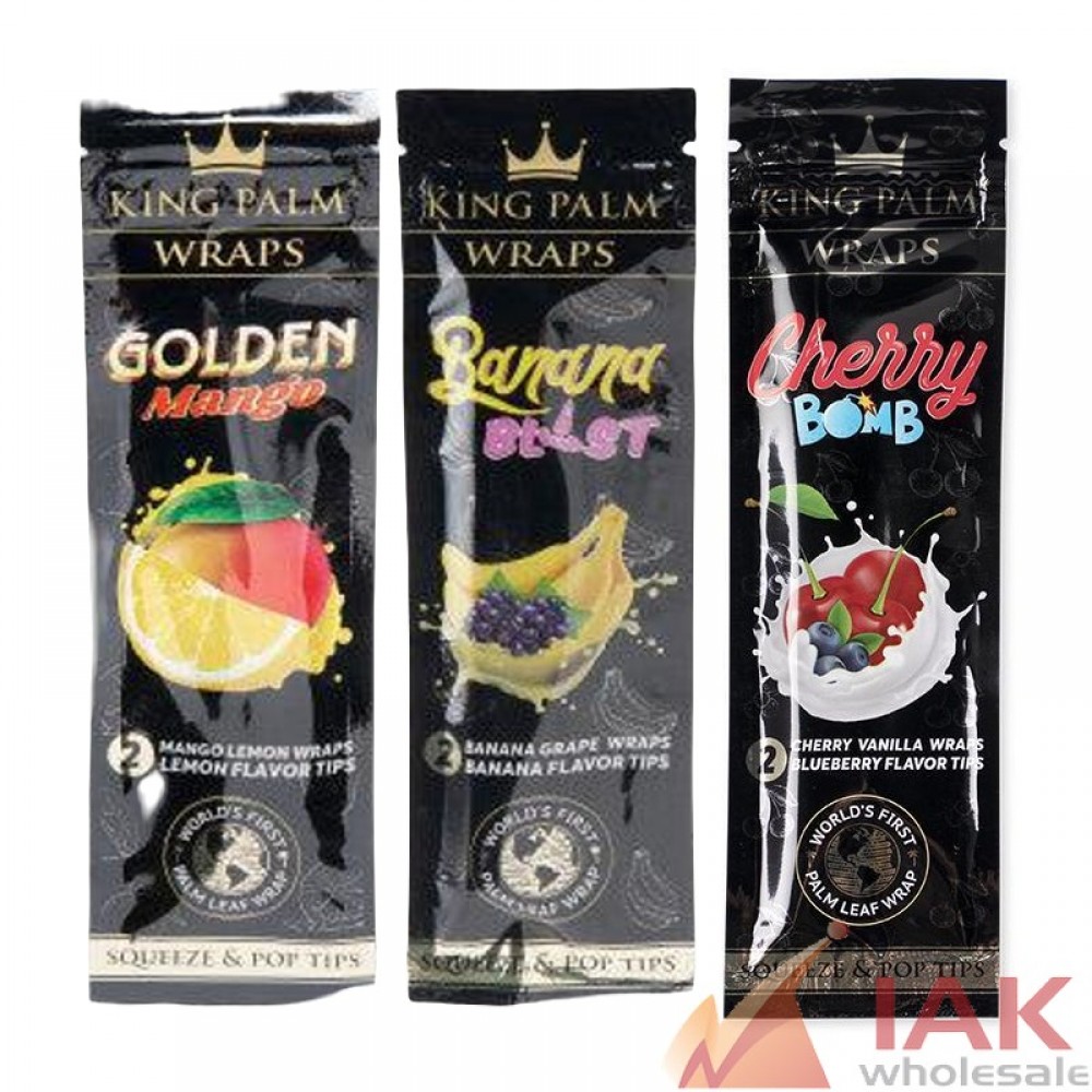 *KING PALM - WRAPS 2PK 15CT*