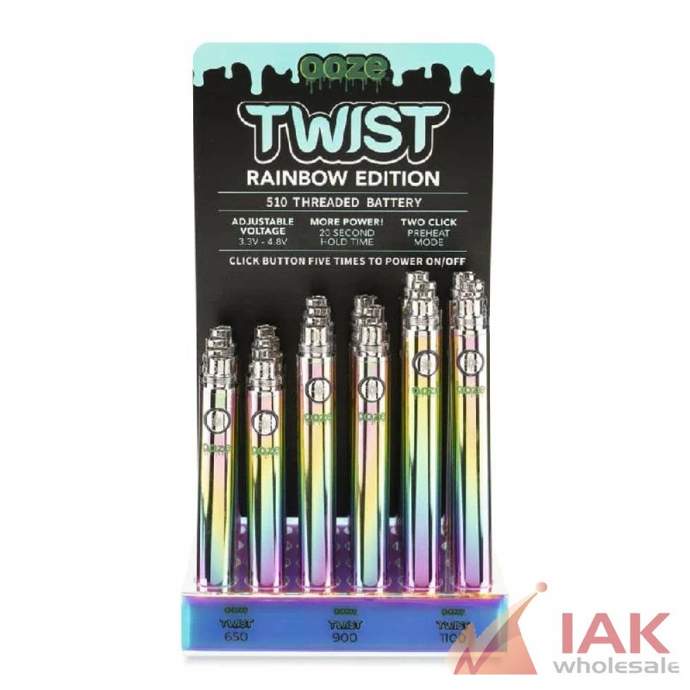 *OOZE - TWIST BATTERY 24CT* RAINBOW