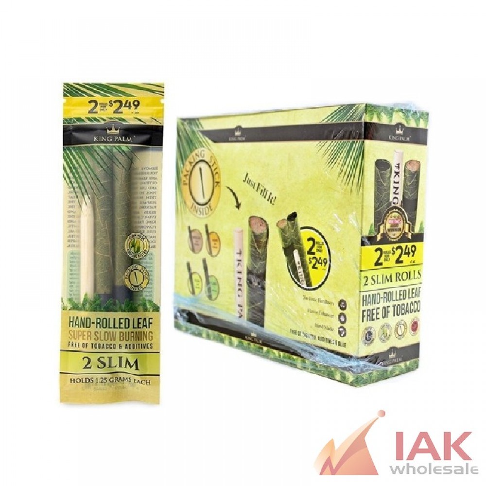 *KING PALM - SLIM ROLLS 20CT*