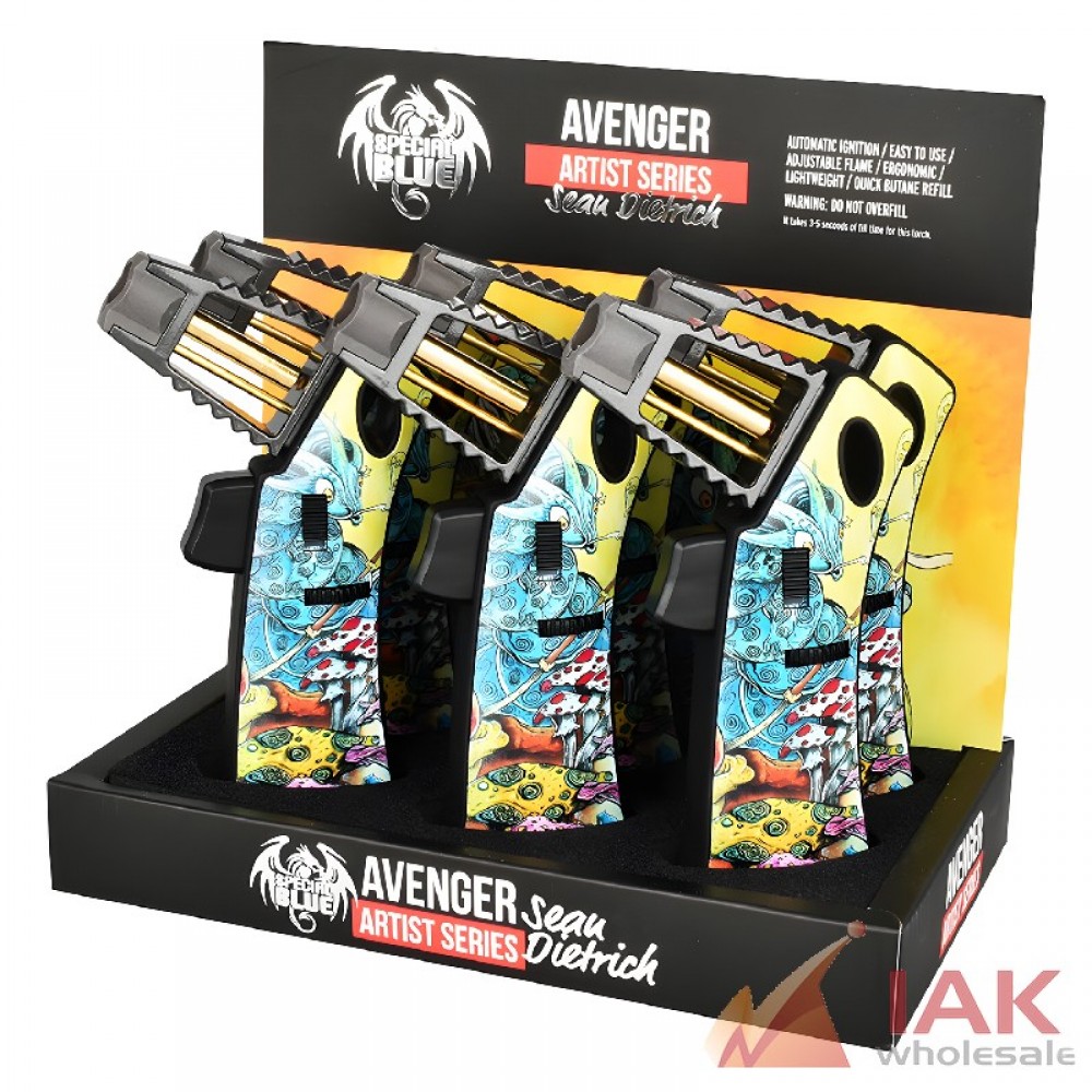 *SPECIAL BLUE - AVENGER TORCH SD ART SERIES 6CT*