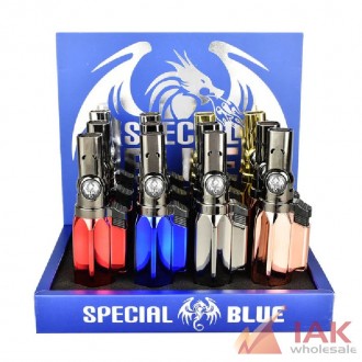 *special Blue Lazer Lighter Torch Lighter 12ct*