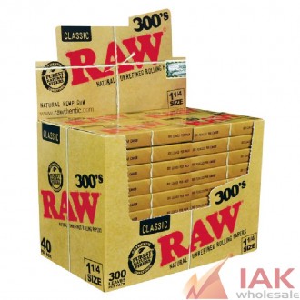 *raw - Classic 300's 1 1/4 Papers 40ct*