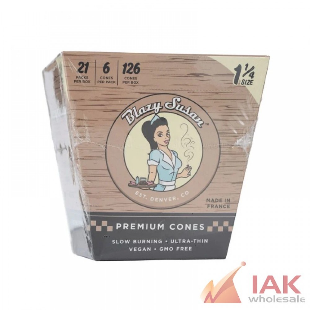 Blazy Susan Unbleached Cones 1 1/4 21CT