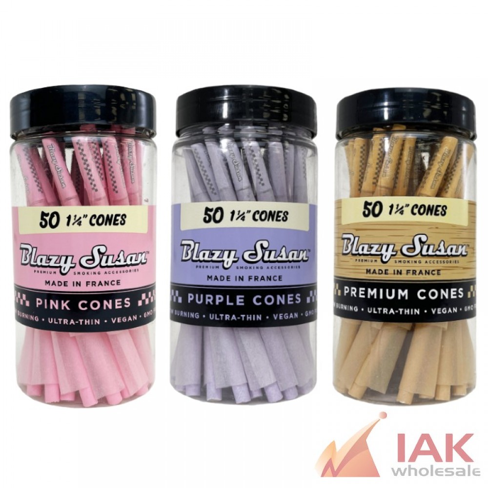 *BLAZY SUSAN - 1 1/4 SIZE CONE 50CT*