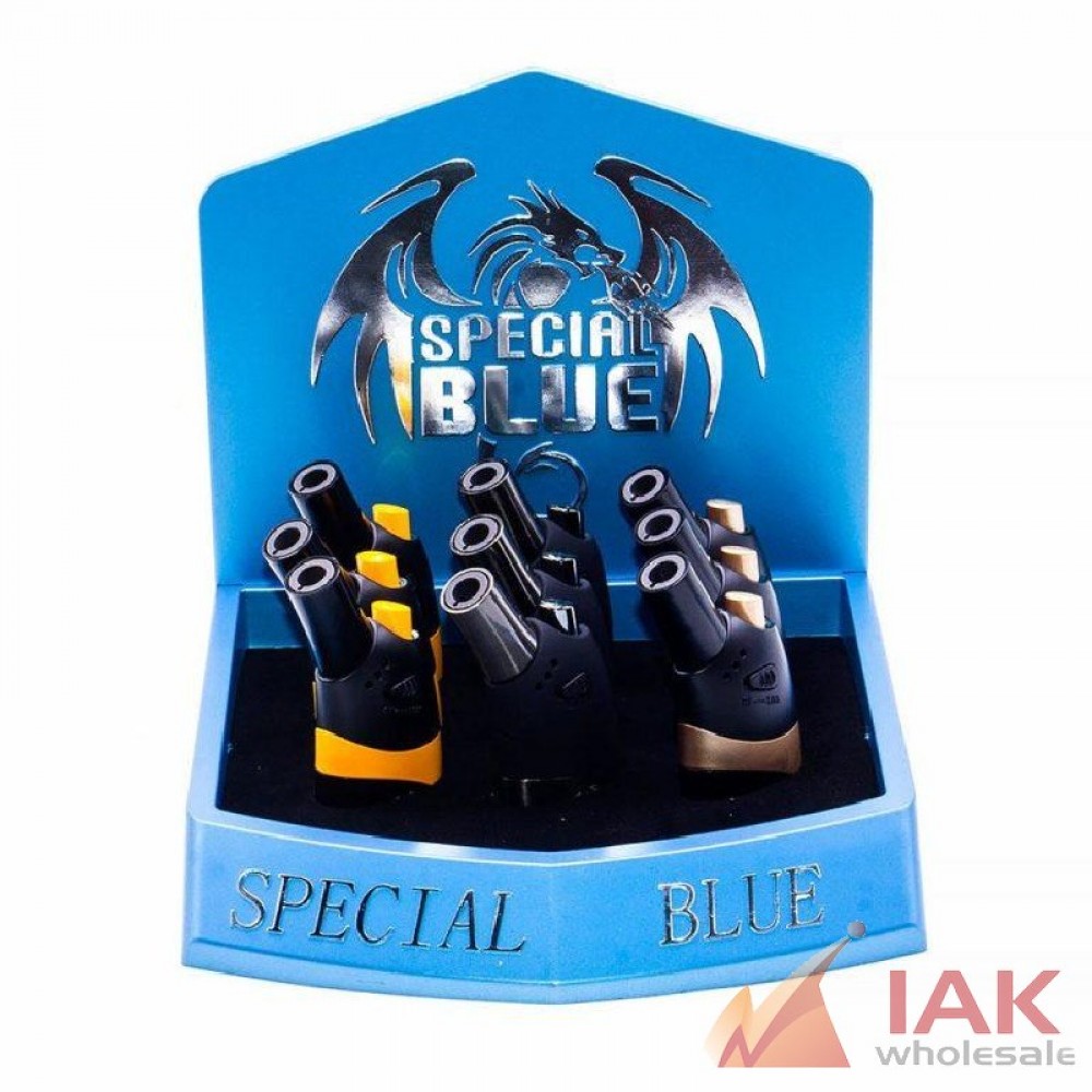 *SPECIAL BLUE - ROCK STEADY TORCH LIGHTER 9CT*