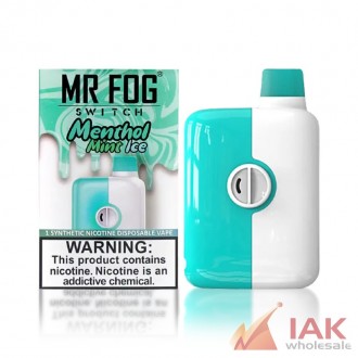 Mr Fog Switch 5500 Puff Disposable Vape 75ml 5ct Display – Rechargeable Bulk Pack