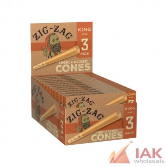 *zigzag - Unbleached Cones King Size 24ct*