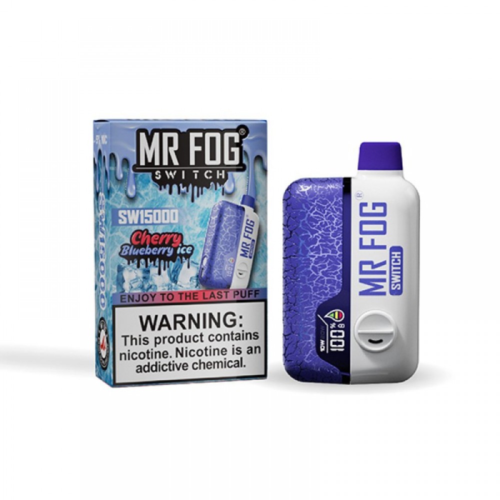 MR FOG Switch 15K Disposable Vape 60ML 5CT Display – Smart Dual-Mode Disposable