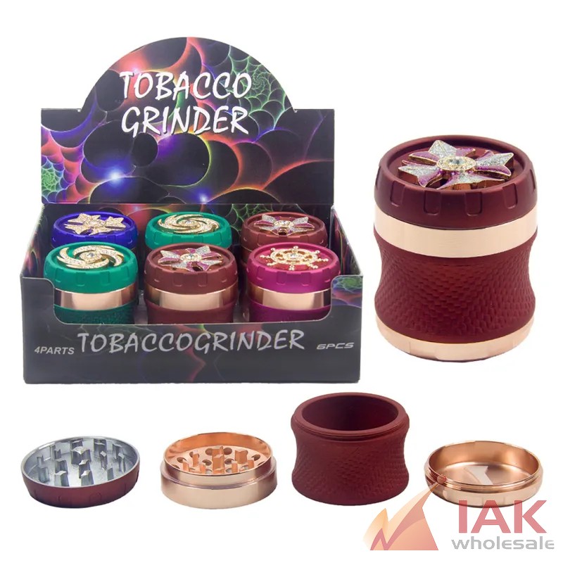 *4 PART SPIN TOP GRINDER W/ GEMS GR306 6CT*