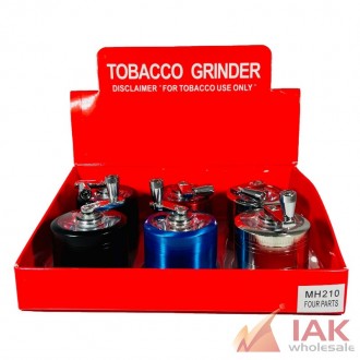 *4pt Hand Crank 55mm Grinder Mh210 6ct*