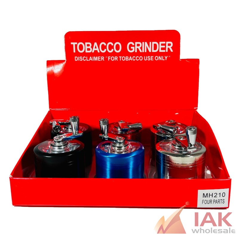 *4PT HAND CRANK 55MM GRINDER MH210 6CT*