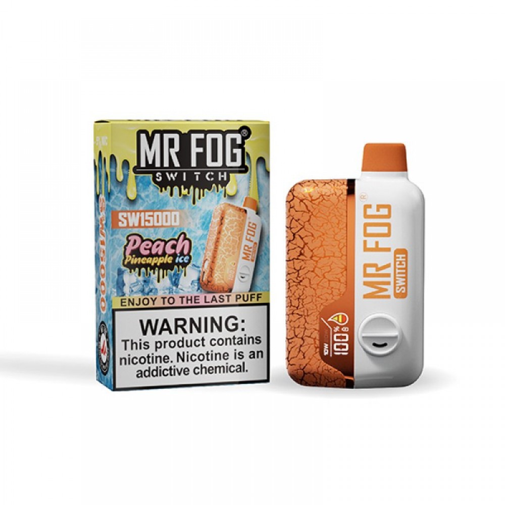 MR FOG Switch 15K Disposable Vape 60ML 5CT Display – Smart Dual-Mode Disposable