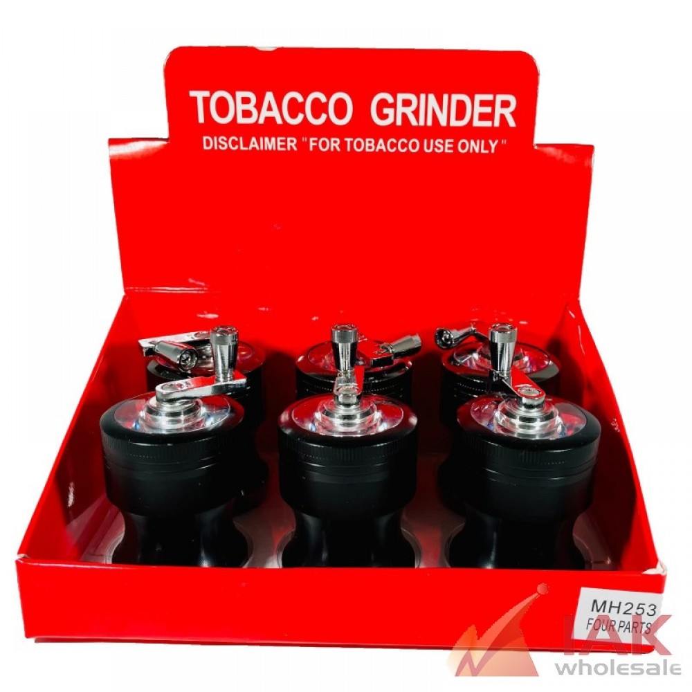 *4PT HAND CRANK 52MM GRINDER MH253 6CT*