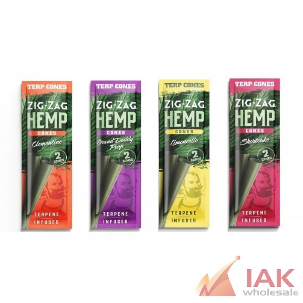 *ZIGZAG - TERPENE INFUSED HEMP CONES 15CT*