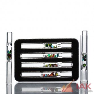 *large Glass One Hitter With Diamond Filter 4ct*