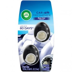 *AIR WICK - CAR VENT CLIP AIR FRESHENER 2PK*