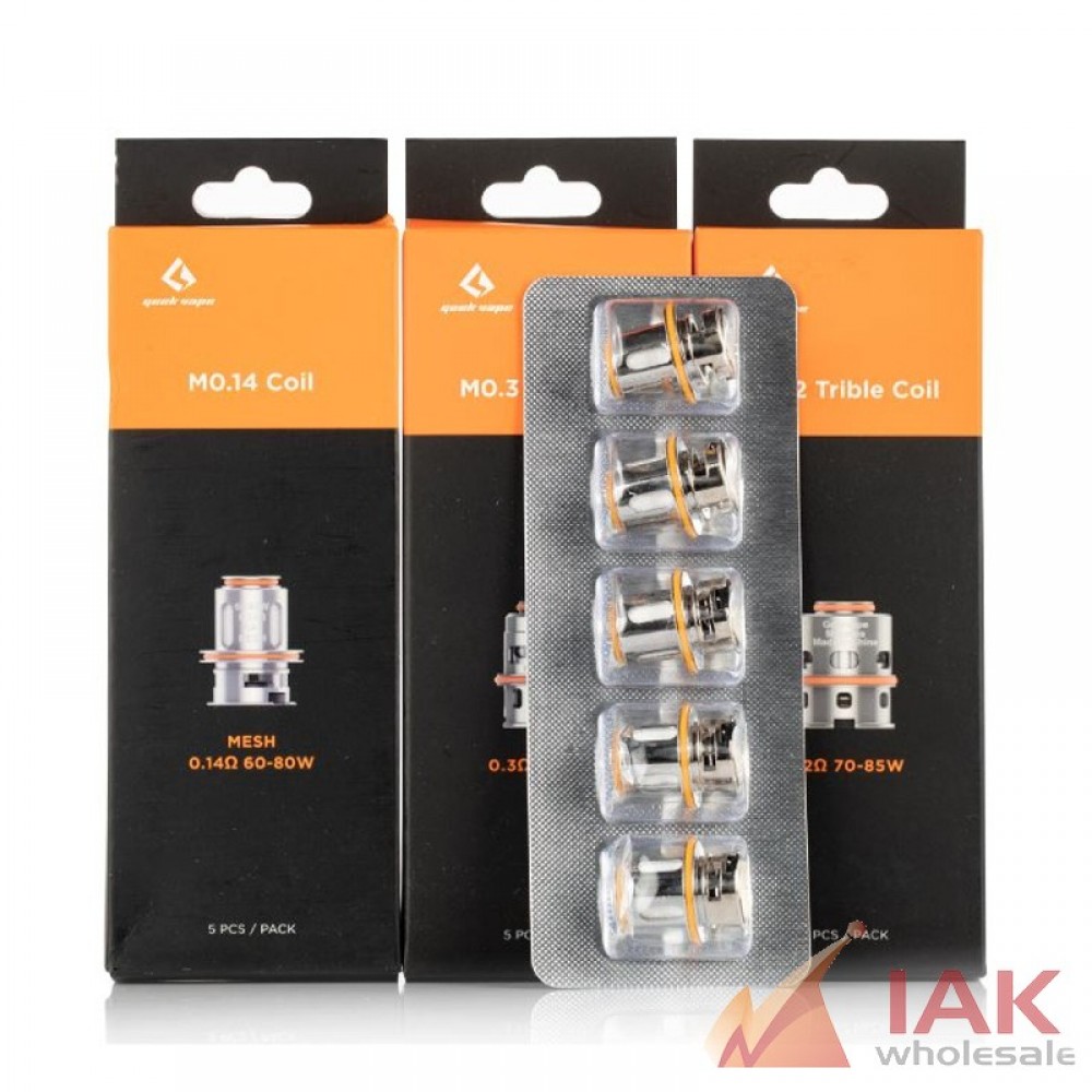 Geekvape m series coil 5pk – mesh sub-ohm coils for z max tanks