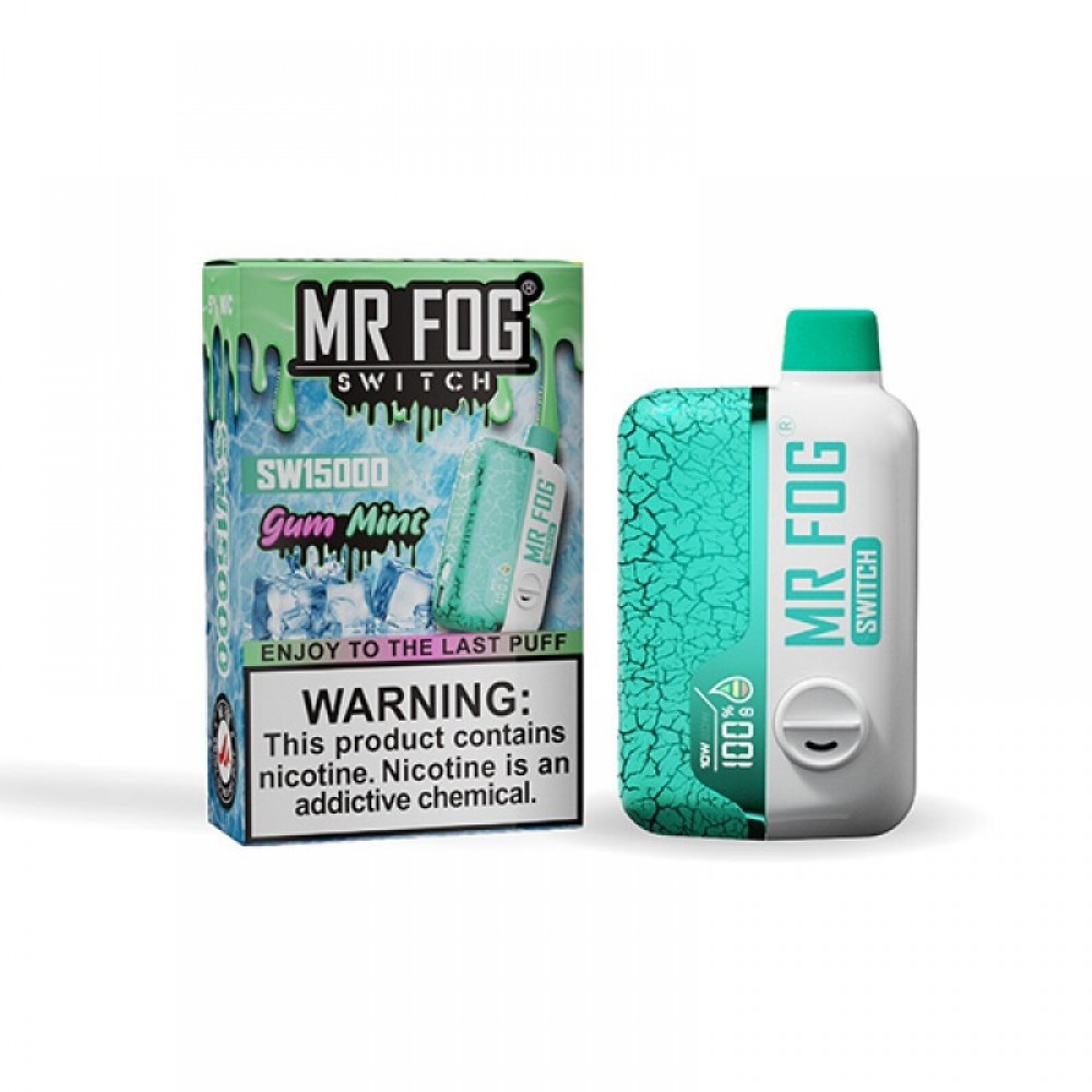 MR FOG Switch 15K Disposable Vape 60ML 5CT Display – Smart Dual-Mode Disposable