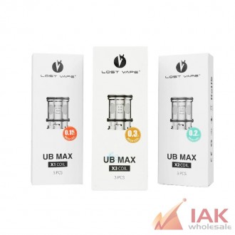 Lost Vape Ub Max Replacement Mesh Coils 3pk