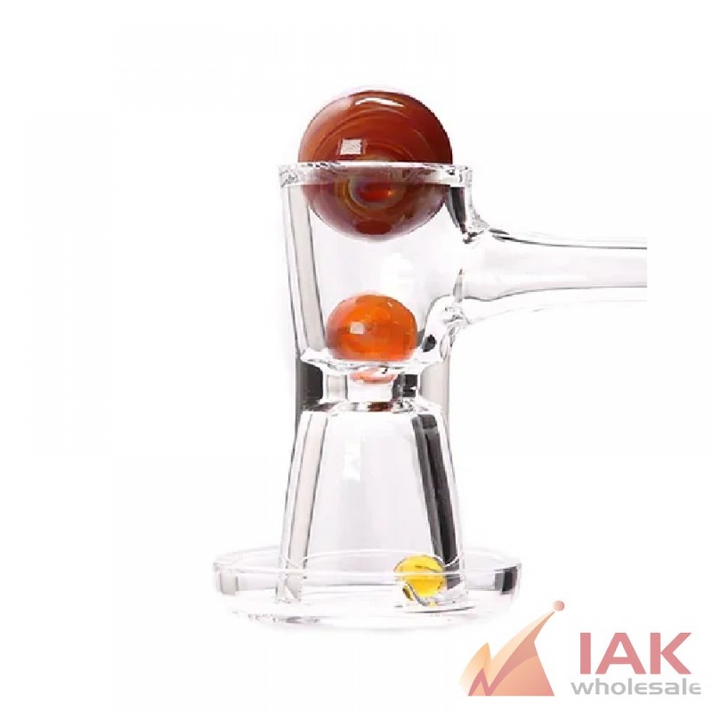 *BEAR QUARTZ - MARBLE SET  (BANGER NOT INCLUDED)* GALAXY RED